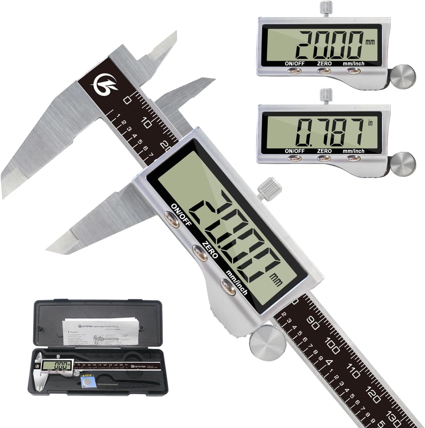 KETOTEK Calibro digitale 150 mm per misure di precisione 📏