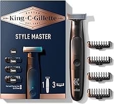 King C. Gillette Style Master rasoio elettrico barba 4 pettini 🎧