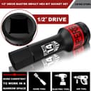 Thumbnail 2 de KIRXST Set 10 bussole esagonali 1/2" 5–19 mm 🛠️