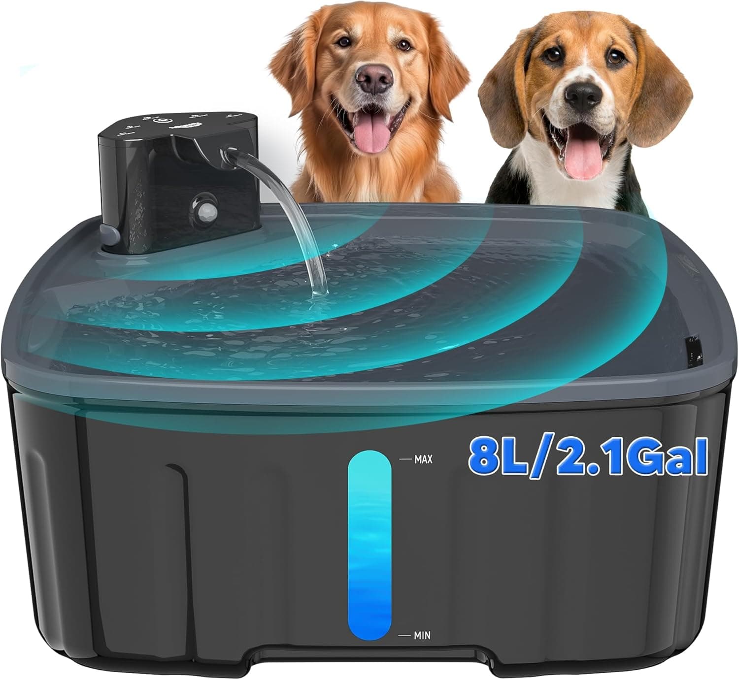 Kittyspout Fontanella per Cani 8L con batteria 4000mAh 🐶