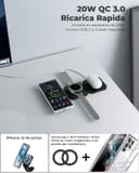 Thumbnail 1 de KU XIU Stazione di ricarica wireless 3 in 1 per Samsung 📱