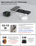 Thumbnail 2 de KU XIU Stazione di ricarica wireless 3 in 1 per Samsung 📱