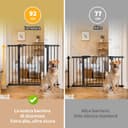 Thumbnail 1 de LAOYE cancelletto per bambini 92 cm regolabile 75–124 cm 🚪