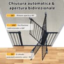 Thumbnail 5 de LAOYE cancelletto per bambini 92 cm regolabile 75–124 cm 🚪