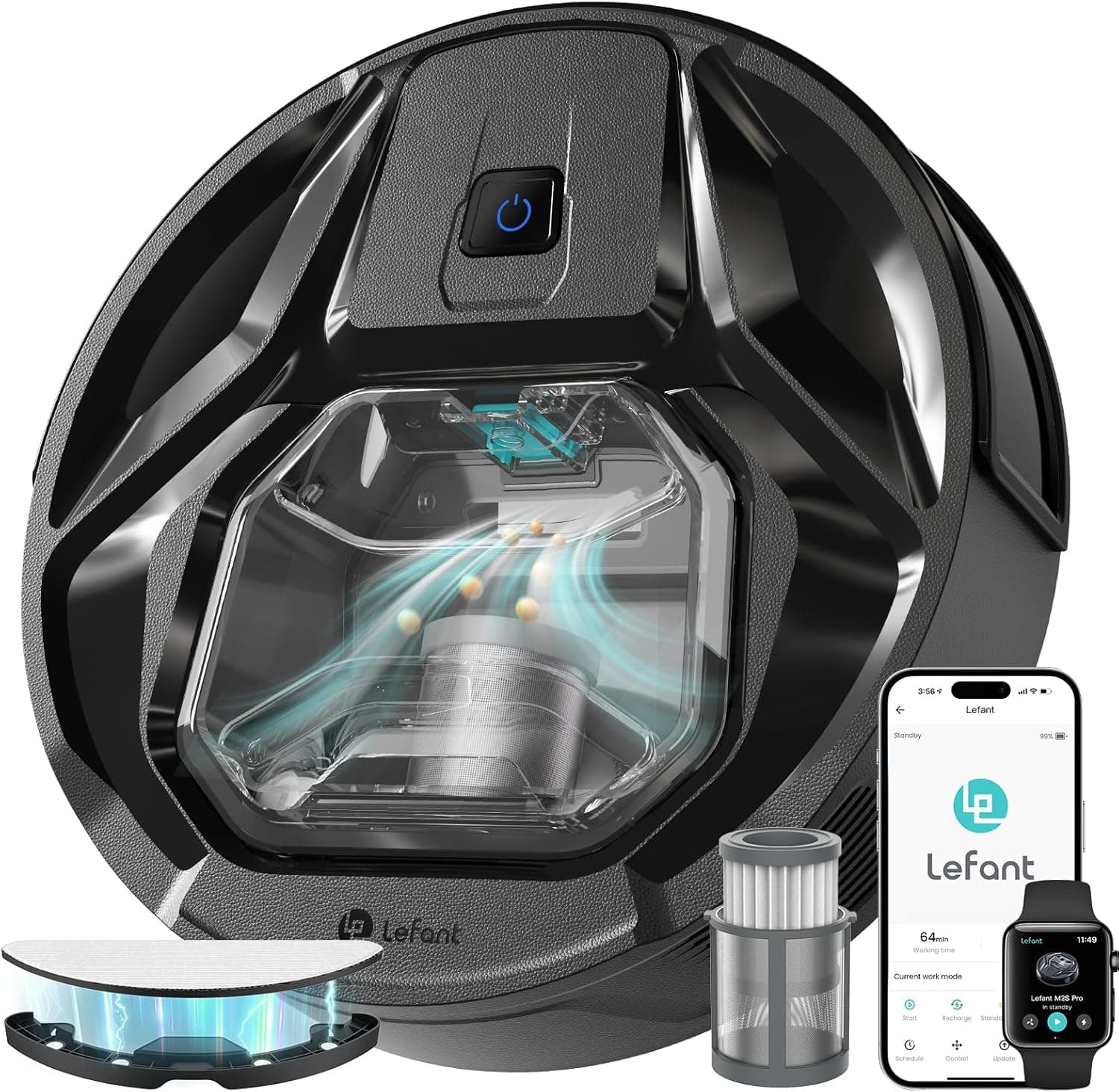 LEFANT M320 Robot aspirapolvere 6000 Pa, 210 min di autonomia 🧹