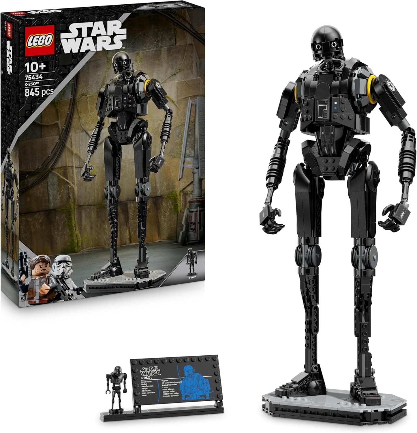 LEGO Star Wars 75434 Droide di Sicurezza K-2SO, action figure da collezione 🧸