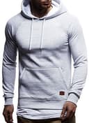 Thumbnail 1 de Leif Nelson LN-8153 felpa con cappuccio uomo grigio M 👕