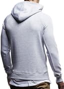 Thumbnail 2 de Leif Nelson LN-8153 felpa con cappuccio uomo grigio M 👕