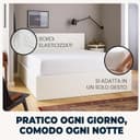 Thumbnail 4 de Lenzuola Matrimoniali 160x190 cm in microfibra anti-acaro 🛏️