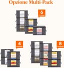 Thumbnail 3 de Lifewit 6 contenitori 75 L per coperte e vestiti 🧺