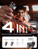 Thumbnail 2 de LISEN Caricatore auto USB-C 69W PD 3.0 retrattile 🚗