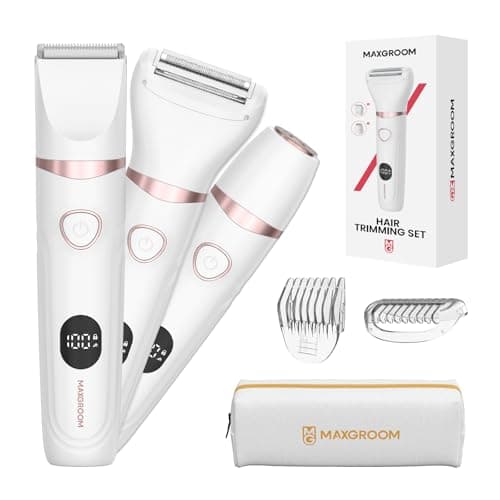 MAXGROOM Rasoio elettrico donna 3-in-1 impermeabile 🎧