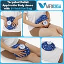 Thumbnail 4 de Medcosa Borsa del Ghiaccio set 3 misure per ginocchio e caviglia 🧊