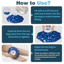 Thumbnail 6 de Medcosa Borsa del Ghiaccio set 3 misure per ginocchio e caviglia 🧊