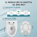 Thumbnail 1 de MEEJEE Copriwater universale tavoletta WC soft‑close bianca 🚽