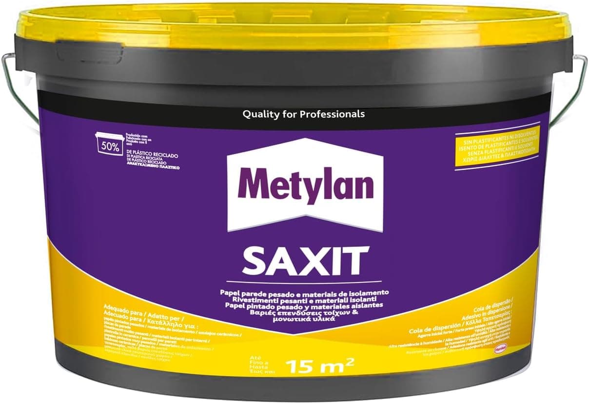 Metylan Saxit adesivo acrilico beige 6 kg 🧴