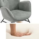 Thumbnail 4 de MEUBLE COSY Sedia a dondolo imbottita 66x84x97 cm 🪑