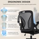 Thumbnail 4 de Milacyee Sedia da ufficio ergonomica con supporto lombare 🪑