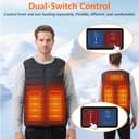 Thumbnail 6 de Mincoo Gilet riscaldato unisex 10.000 mAh per escursionismo 🧥