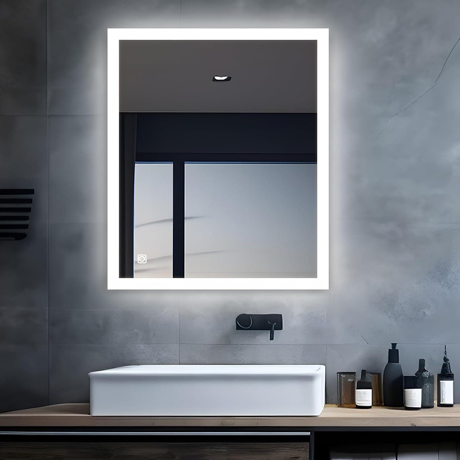 MIQU Specchio bagno LED 60×50 cm 6500K 🚿