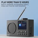 Thumbnail 6 de Mycket Portatile Radio DAB+ ricaricabile con Bluetooth 5.0 📻