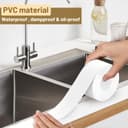 Thumbnail 4 de Nastro sigillante impermeabile PVC 3,8 cm × 3,2 m per bagno e cucina 🧰