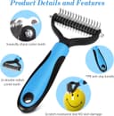 Thumbnail 2 de Nobleza Spazzola per Cani e Gatti pettine rastrello M 🐶