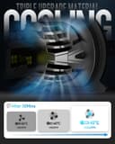 Thumbnail 2 de NOVSIGHT H4 LED 90W 30000LM lampadine fari 6500K 🚗