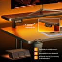 Thumbnail 5 de ODK Scrivania Gaming 100 cm con luci LED 🖥️