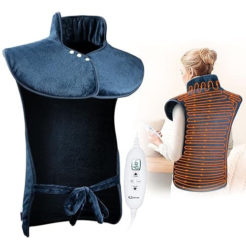 Olycism Termoforo Elettrico 60x100 cm per Schiena e Collo 🛌