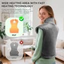 Thumbnail 1 de Olycism Termoforo elettrico 60x85 cm per schiena e collo 🔥