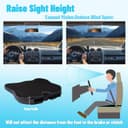 Thumbnail 3 de Omtofo Cuscino a cuneo in memory foam per sedile 🚗