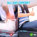 Thumbnail 4 de Omtofo Cuscino a cuneo in memory foam per sedile 🚗