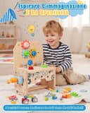 Thumbnail 4 de Onalix Set Attrezzi in Legno Montessori 50 pezzi per bambini 🧩