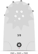 Thumbnail 1 de Oregon 248RNDD009 Barra per motosega Power Match 40 cm 🪚