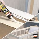 Thumbnail 4 de Pattex Millechiodi Forte & Rapido adesivo montaggio 2x400 g 🧰