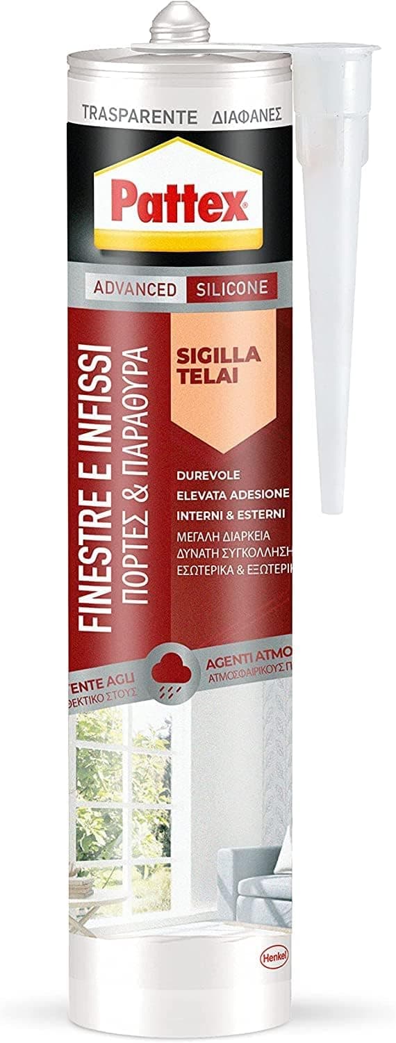 PATTEX Silicone Sigillante per Finestre e Infissi 280 ml 🧰