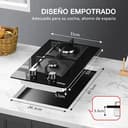 Thumbnail 1 de Piano cottura 2 fuochi 3700W per gas LPG/NG 🔥