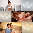 Thumbnail 4 de Plafoniera LED 40 W stile moderno dimmerabile con telecomando 💡