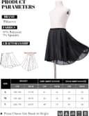 Thumbnail 6 de PLIKSUVER Gonna da balletto con pannello trasparente 👗