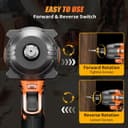 Thumbnail 3 de Protmex Avvitatore a impulsi 1/2" 1200 Nm 🔧