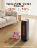 Thumbnail 2 de QEXREED Stufetta elettrica 2000W a basso consumo per casa 🔥
