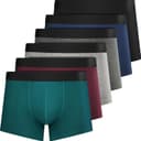 Thumbnail principal de QINCAO Boxer uomo cotone confezione 6 pezzi 🩲