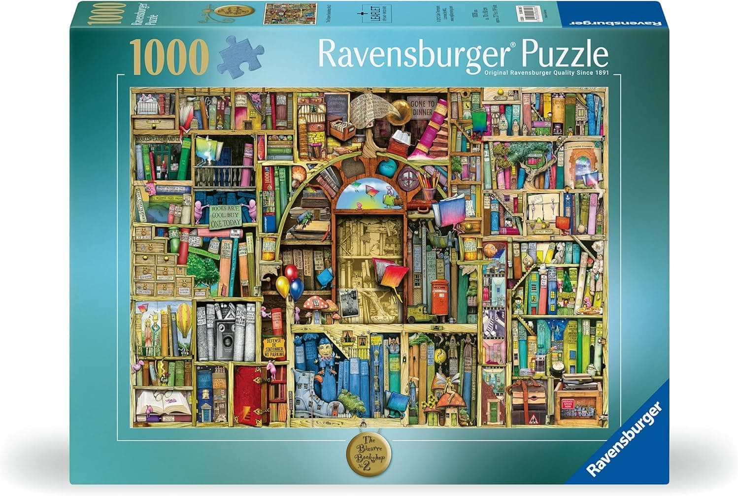 Ravensburger La Biblioteca Bizzarra 2 — Puzzle 1000 pezzi 70x50 cm 🧩