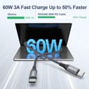 Thumbnail 1 de RAVIAD Cavo USB-C 3 pezzi 0,3/1/2 m 60W per cellulari 📱