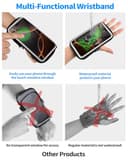 Thumbnail 2 de Razobws Porta telefono da braccio regolabile per corsa fino a 6,9" 📱