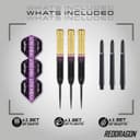 Thumbnail 1 de RED DRAGON Peter Wright Snakebite freccette in ottone 🎯