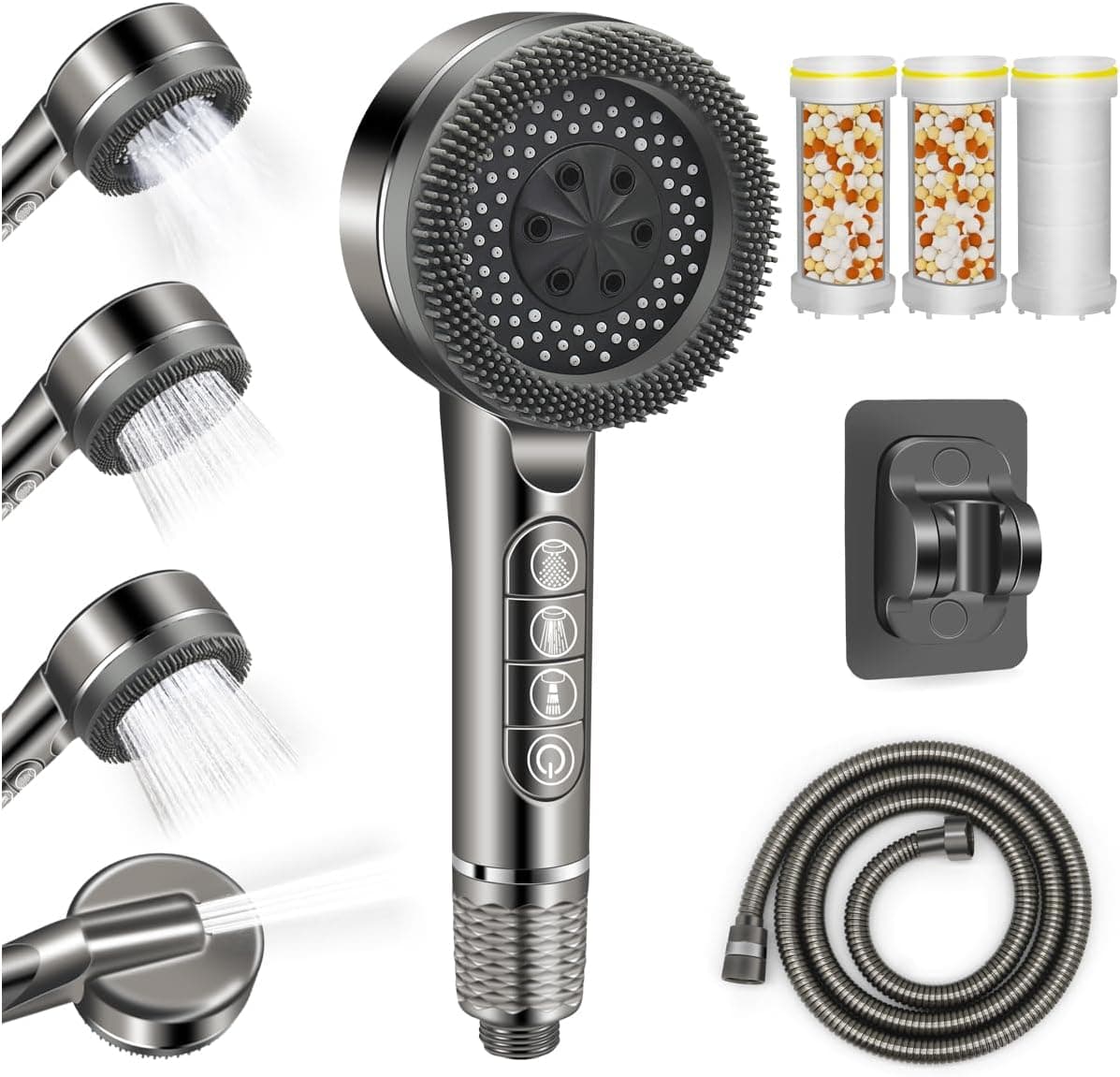 REETEE Soffione doccia ad alta pressione 1,5 m 🚿