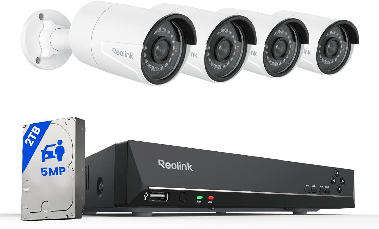 Reolink RLK8-410B4-5MP kit videosorveglianza 5MP 2TB 📷