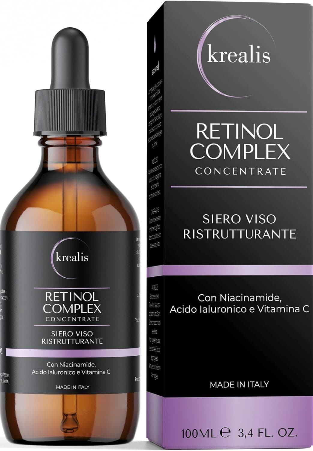 Retinolo Viso Completo 100 ml — Siero antirughe e antimacchia 🧴